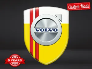 Volvo Etiquetas Negocio Resistentes Limitadas Con Estilo